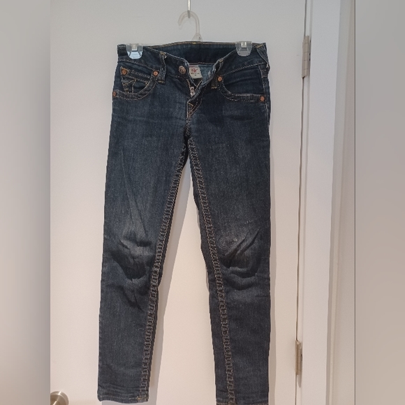 True Religion dark wash straight jean - Picture 2 of 4